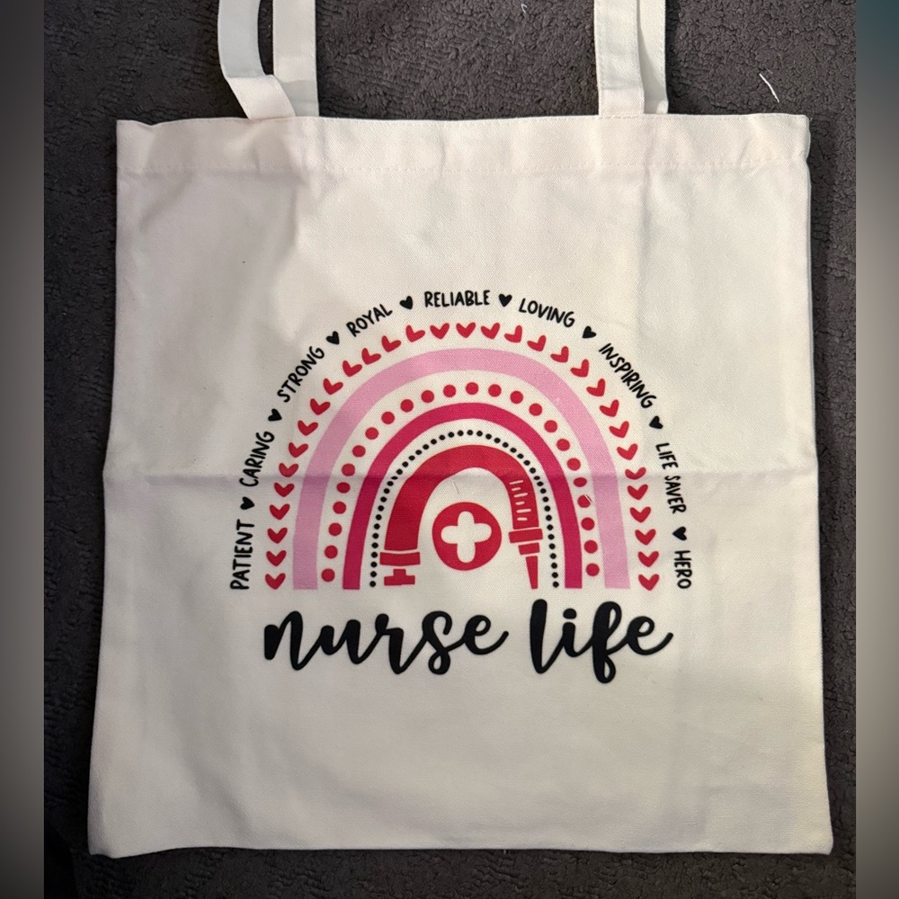 Nurse life tote nurse gift tote bag